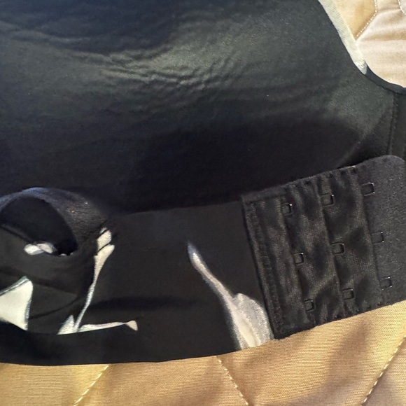 Auden The Bliss Bra Size 40C Black Floral Lightly Lined Style # 023126930 - Picture 16 of 16